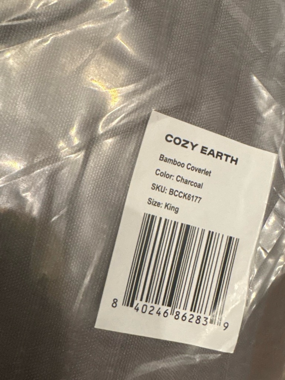 New!! Cozy Earth bamboo coverlet - Picture 6 of 7